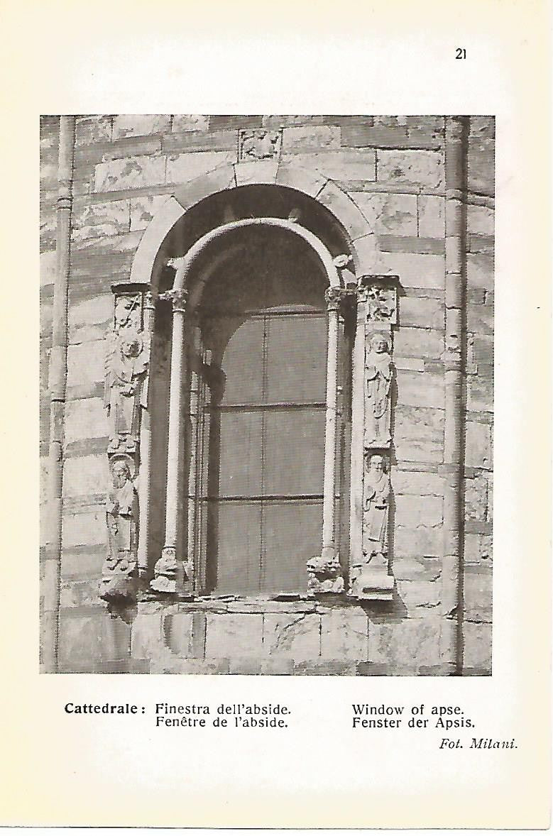 Lamina 612: CATEDRAL DE PIACENZA. Ventana del abside