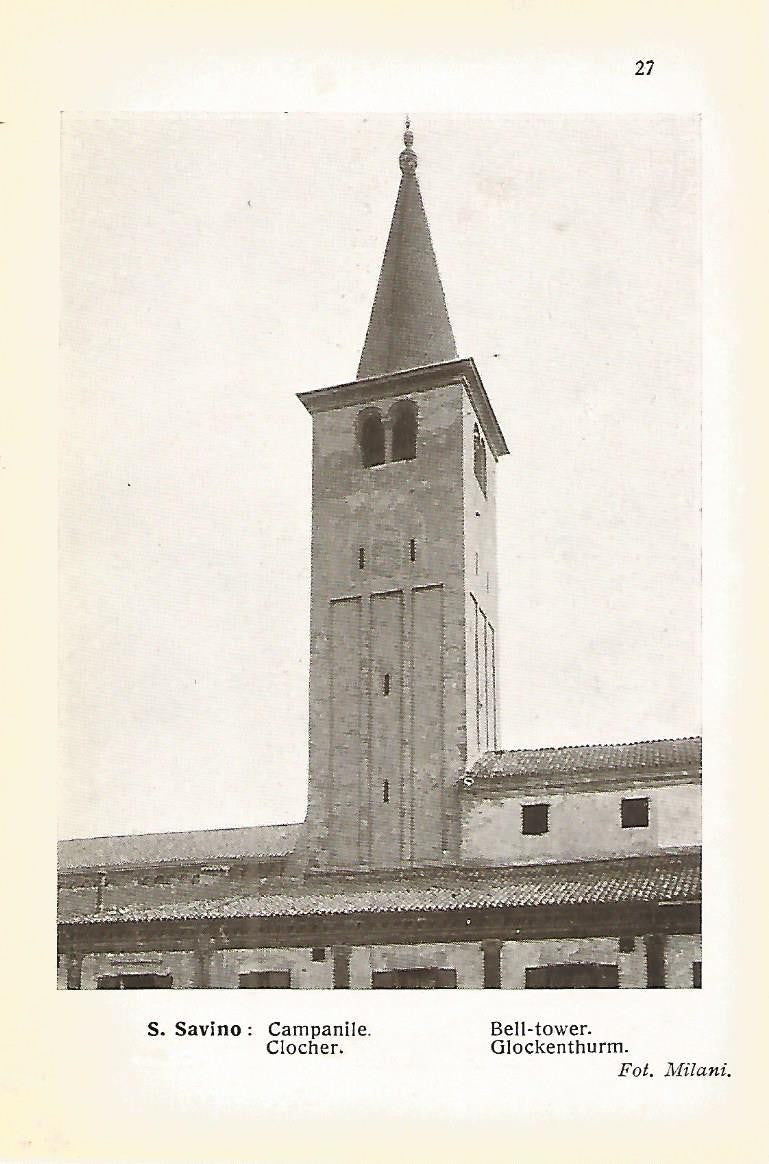 Lamina 615: IGLESIA DE SAN SAVINO DE PIACENZA. Campanario