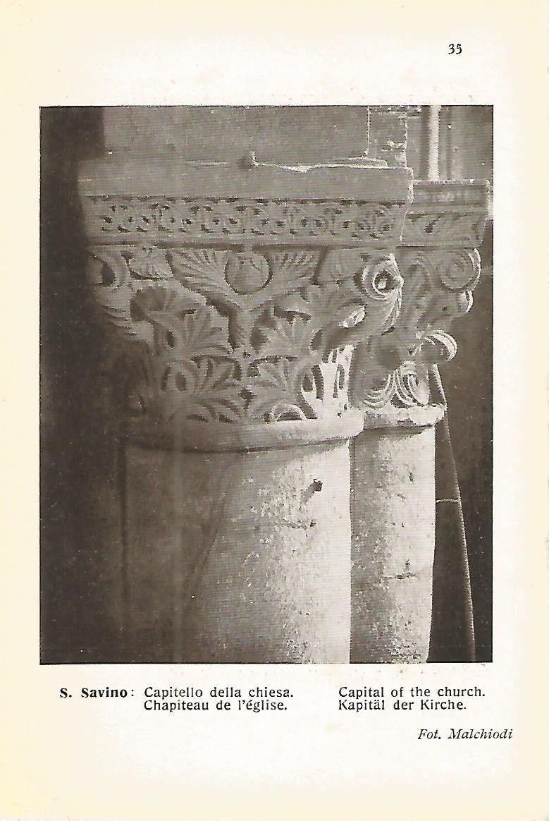 Lamina 619: IGLESIA DE SAN SAVINO DE PIACENZA. Capitel