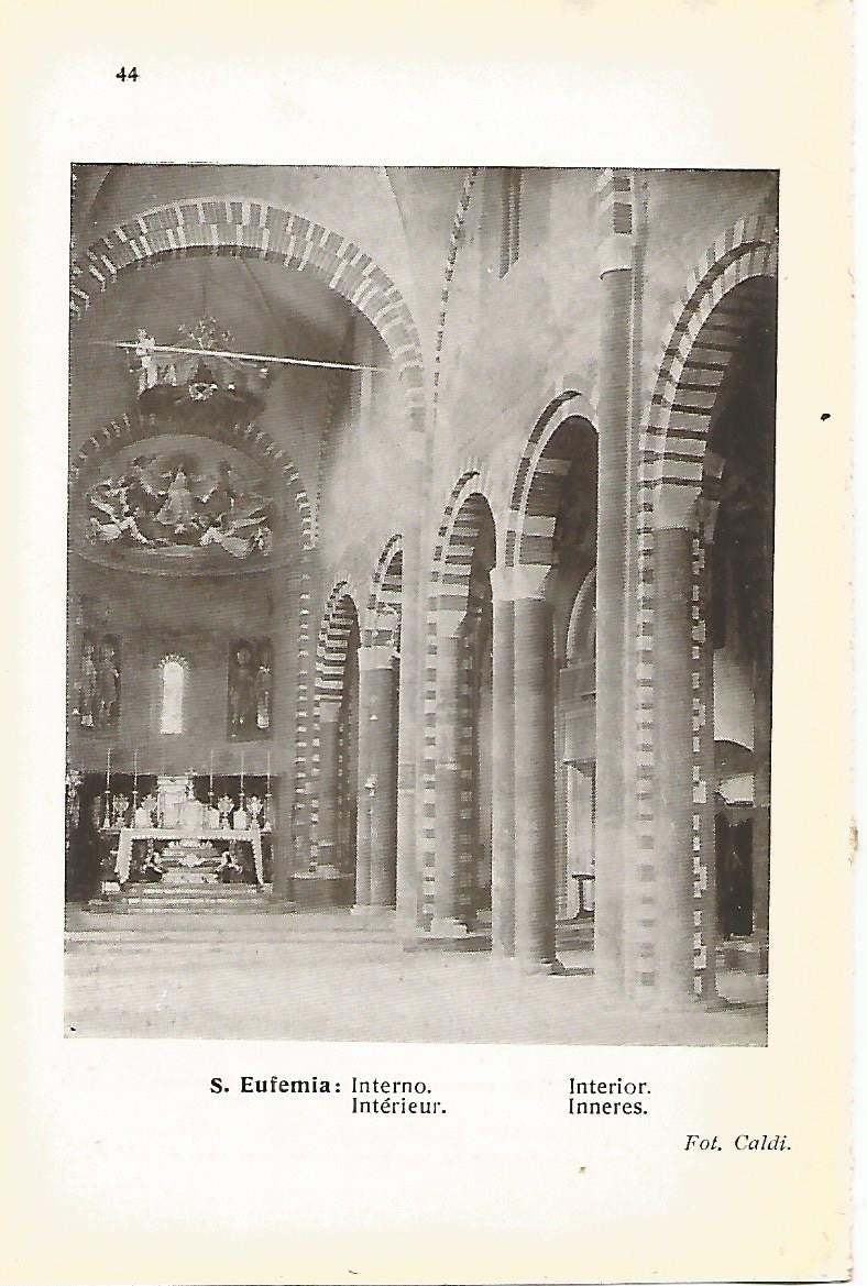Lamina 623: IGLESIA DE SANTA EUFEMIA DE PIACENZA. Interior