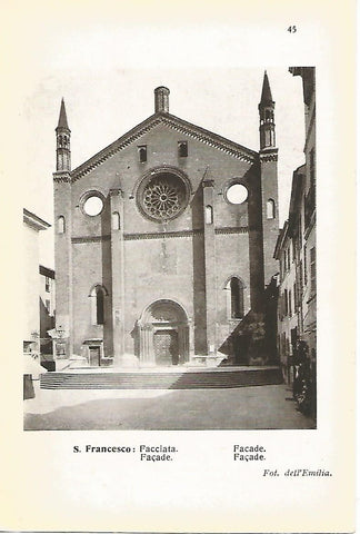 Lamina 624: IGLESIA DE SAN FRANCESCO DE PIACENZA. Fachada