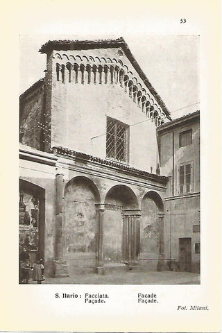 Lamina 628: IGLESIA DE SAN HILARIO DE PIACENZA. Fachada