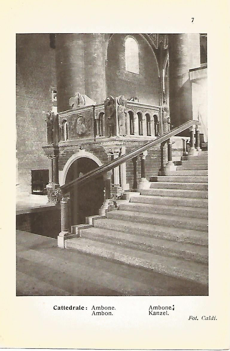 Lamina 638: CATEDRAL DE PIACENZA. Pulpito
