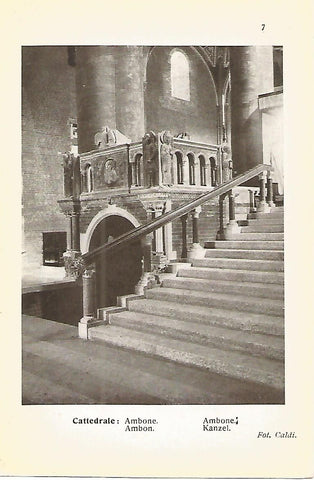 Lamina 638: CATEDRAL DE PIACENZA. Pulpito