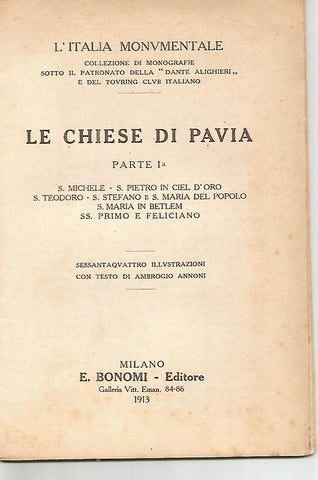Lamina 643: PAVIA. Libro explicativo de sus iglesias (lenguas francesa e italiana)