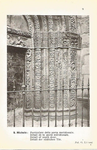 Lamina 648:  PAVIA. Iglesia de San Miguel. Detalle de la puerta meridional