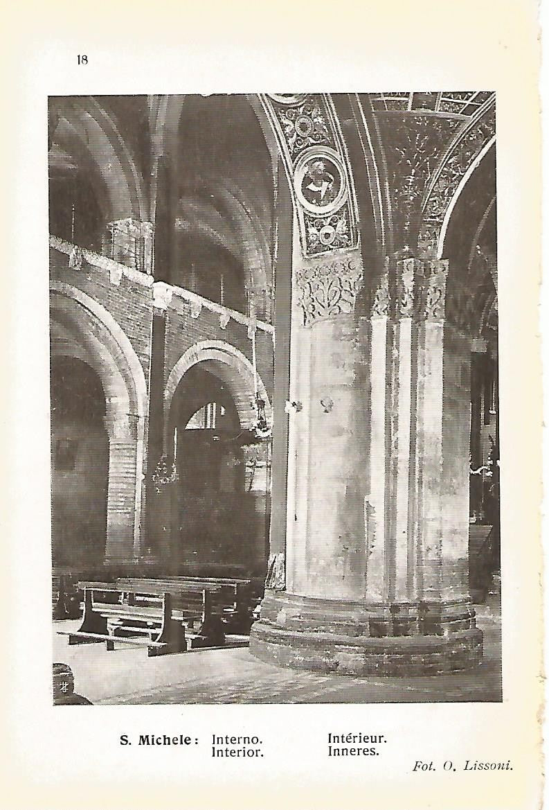 Lamina 652:  PAVIA. Iglesia de San Miguel. Interior