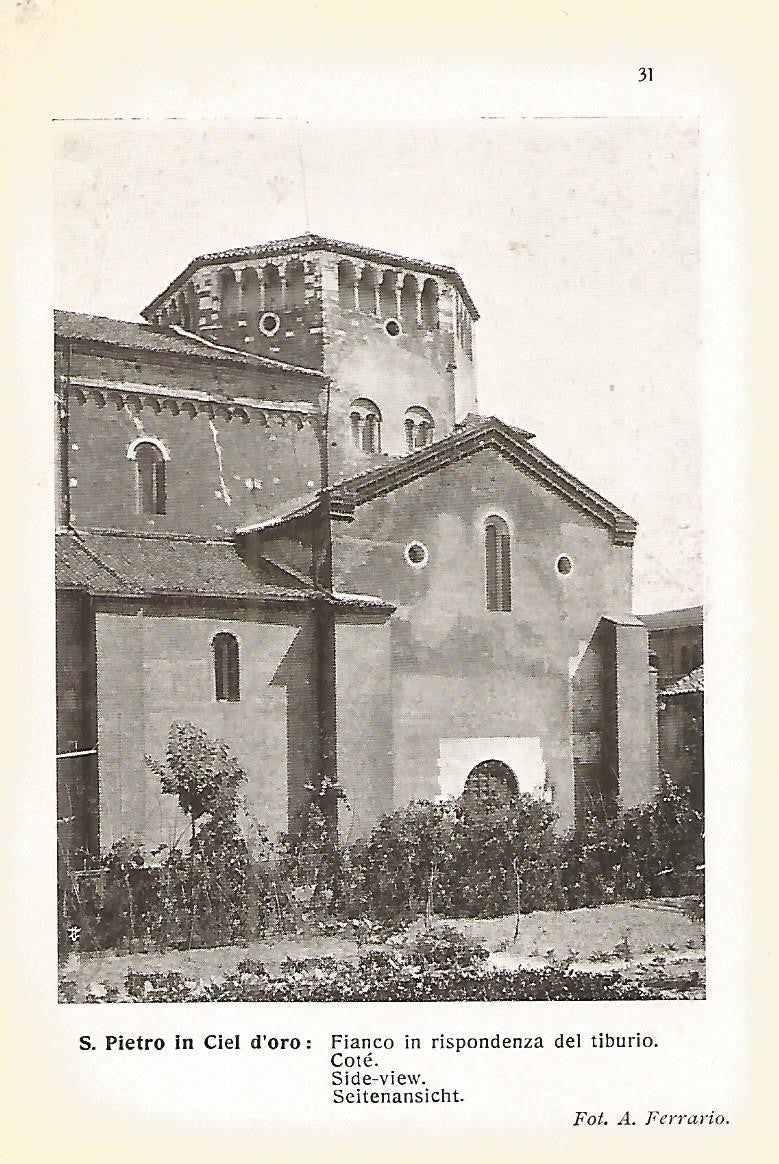 Lamina 659: PAVIA. Iglesia de San Pietro in Ciel d Oro. Lateral