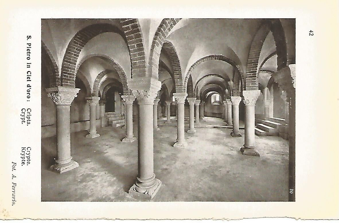 Lamina 664: PAVIA. Iglesia de San Pietro in Ciel d Oro. Cripta