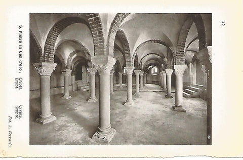Lamina 664: PAVIA. Iglesia de San Pietro in Ciel d Oro. Cripta