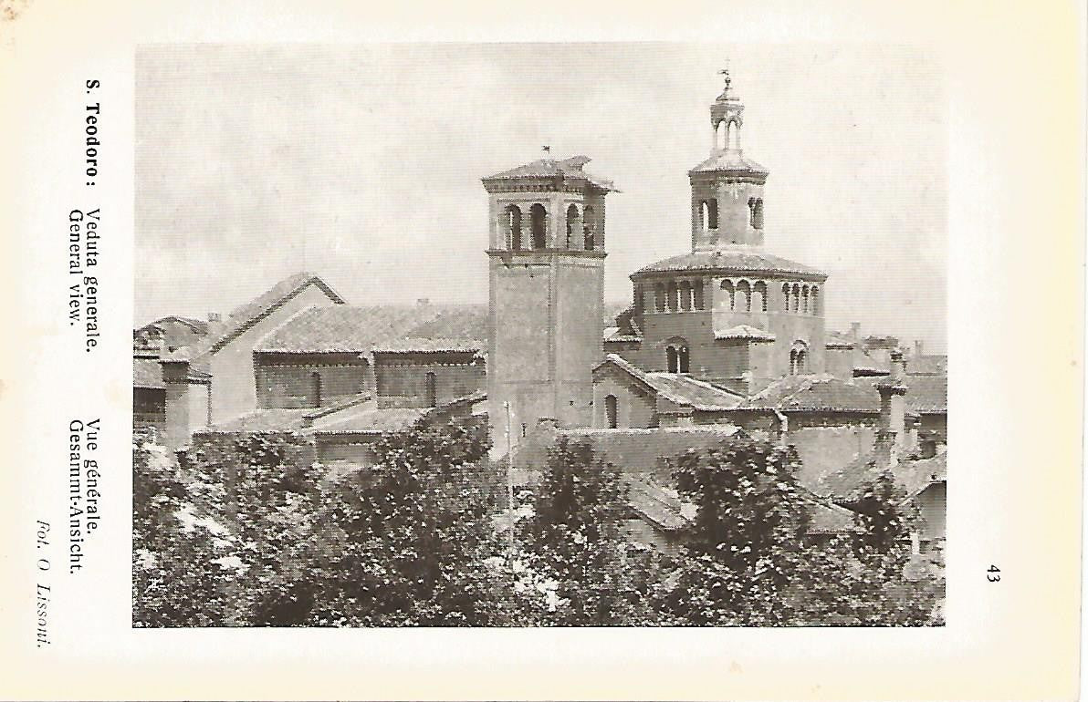 Lamina 665: PAVIA. Iglesia de San Teodoro. Vista general