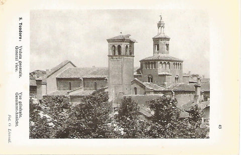 Lamina 665: PAVIA. Iglesia de San Teodoro. Vista general
