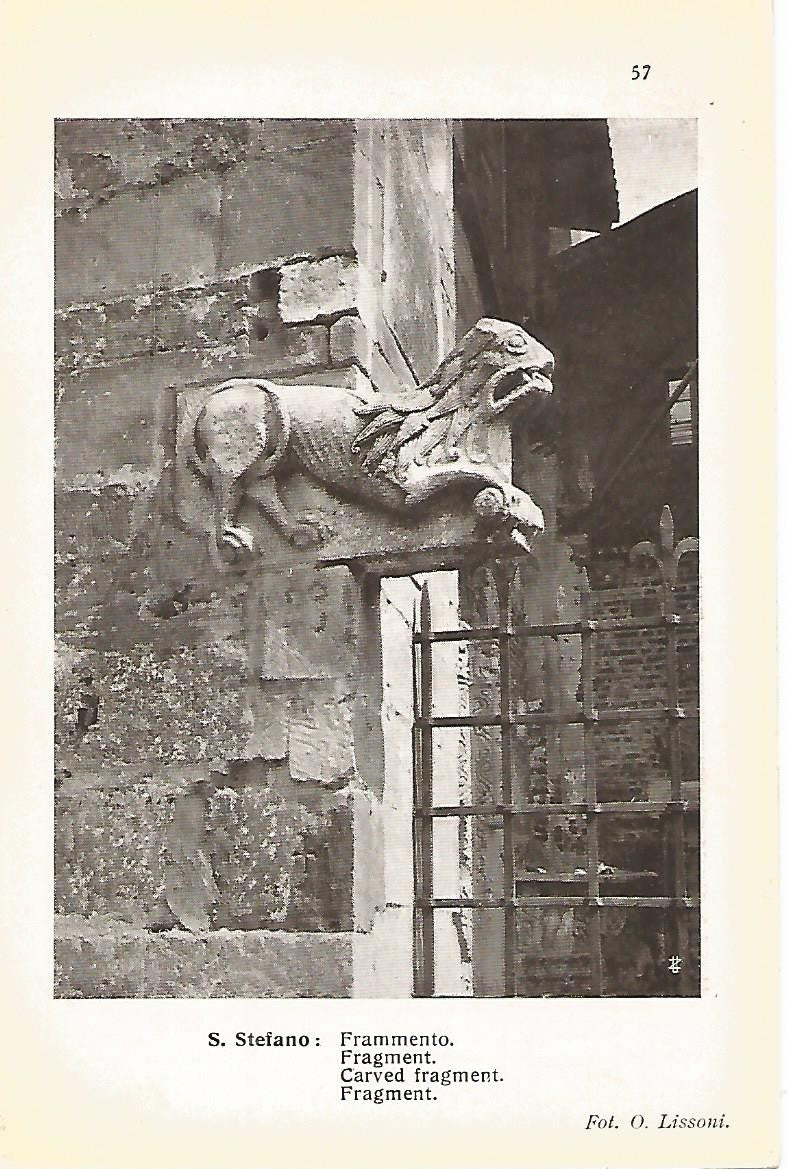 Lamina 672: PAVIA: Iglesia de San Estefano. Fragmento
