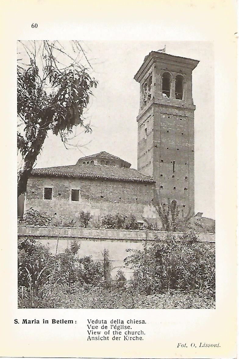 Lamina 673: PAVIA. Iglesia de Santa Maria de Belen. Vista general