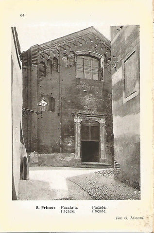 Lamina 675: PAVIA. Iglesia de San Primo. Fachada