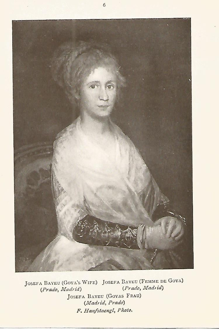 Lamina 677: GOYA. Josefa Bayeu (esposa de Goya)