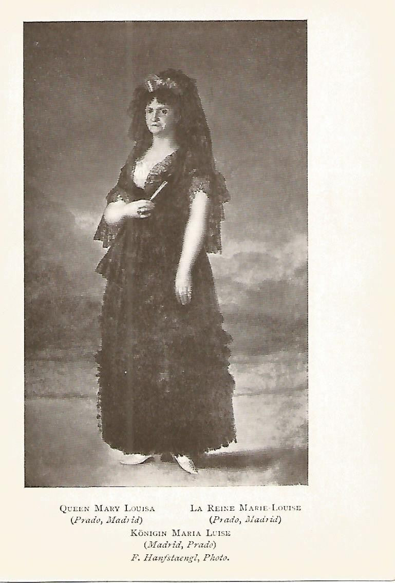 Lamina 681: GOYA. La reina Maria Luisa