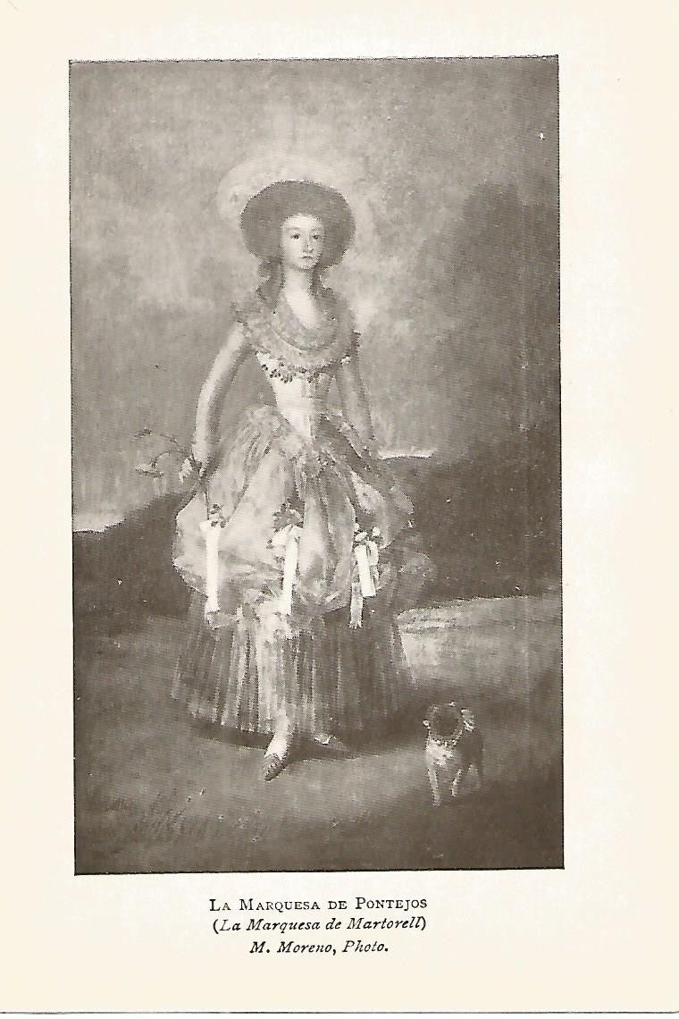 Lamina 687: GOYA. La Marquesa de Pontejos