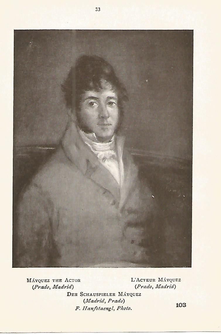 Lamina 691: GOYA. Mayquez el actor