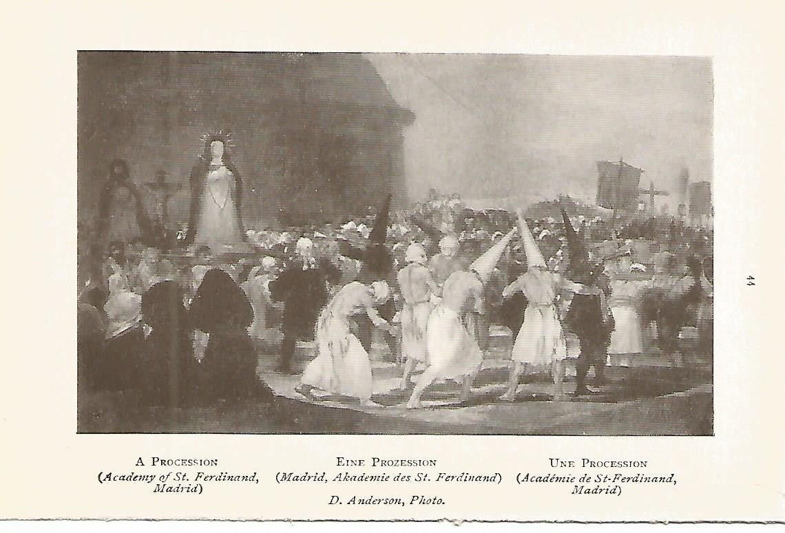 Lamina 696: GOYA. La procesion