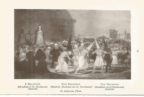 Lamina 696: GOYA. La procesion