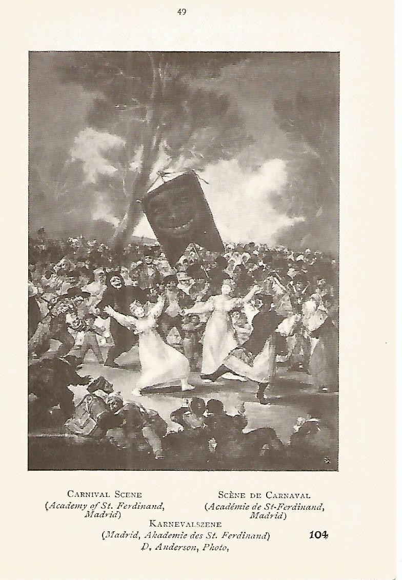 Lamina 699: GOYA. Carnaval