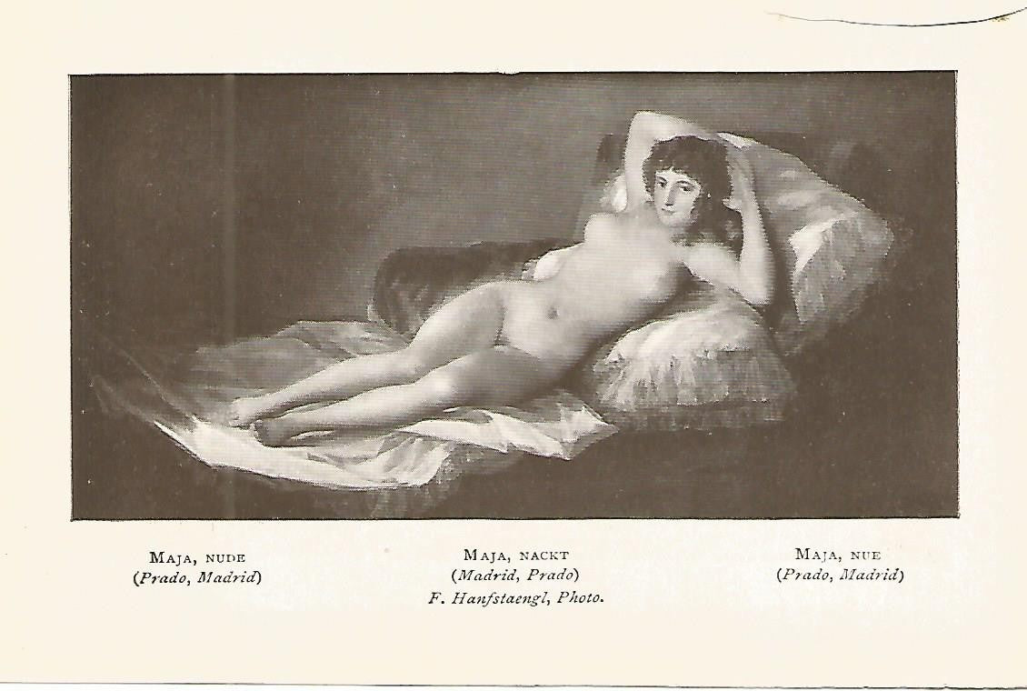 Lamina 702: GOYA. La maja desnuda