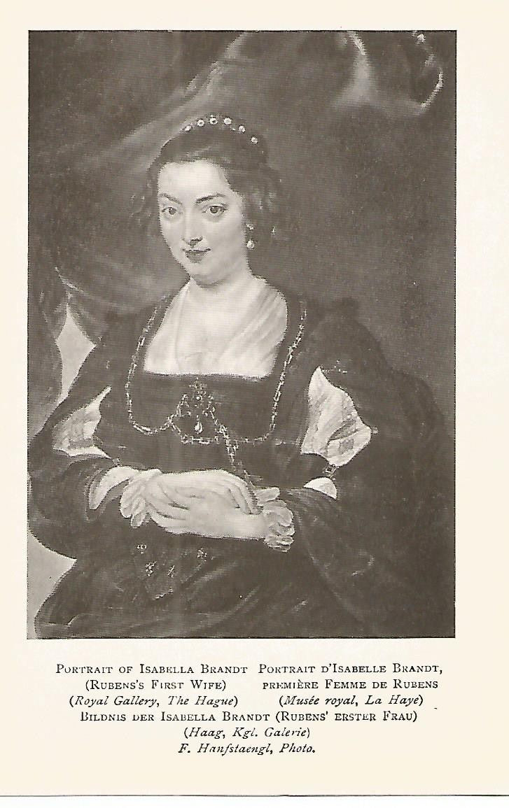 Lamina 708: RUBENS. Isabella Brandt primera esposa de Rubens