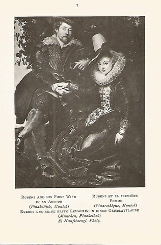 Lamina 709: RUBENS. Rubens y su primera esposa 