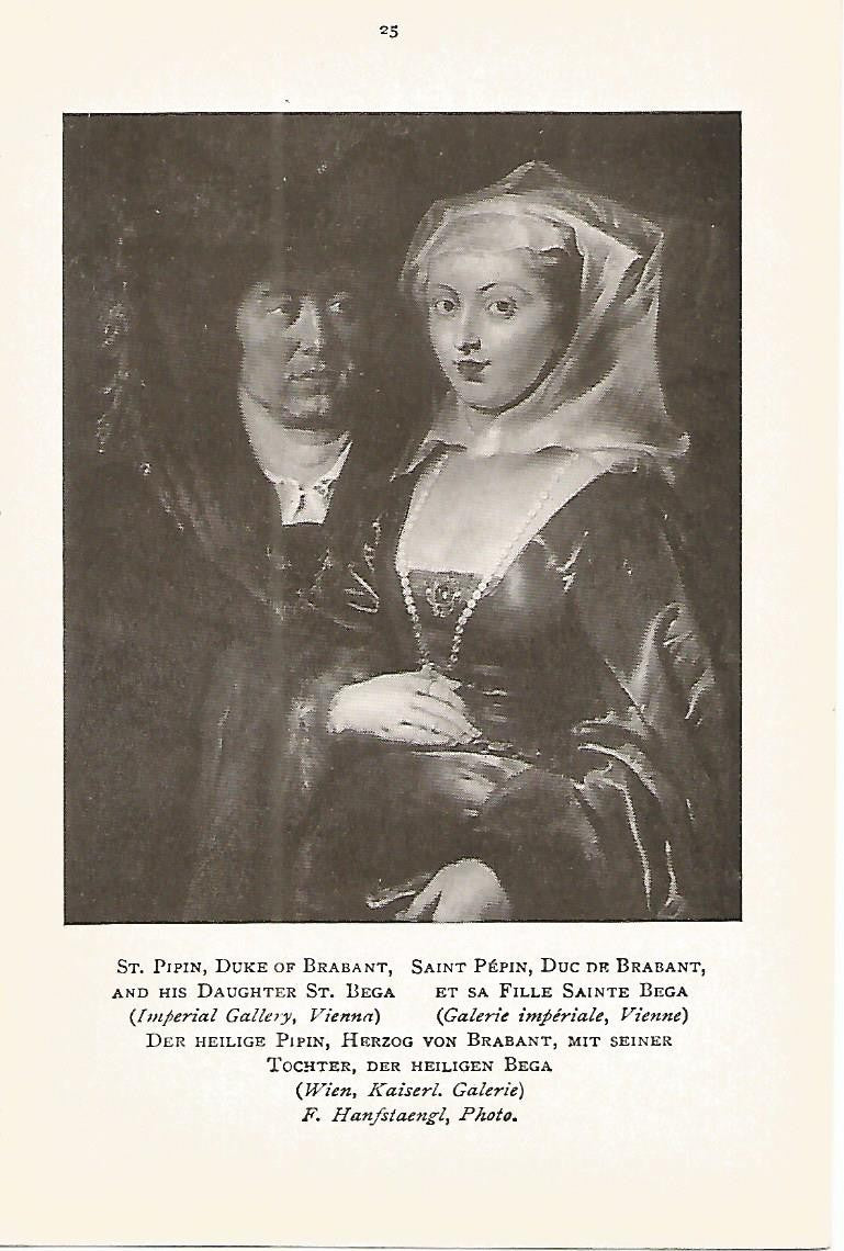 Lamina 718: RUBENS. Don Pepin Duque de Brabant y su hija Doña Bega
