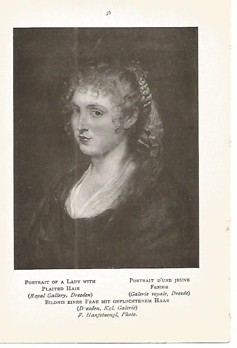 Lamina 724: RUBENS. Retrato de una mujer