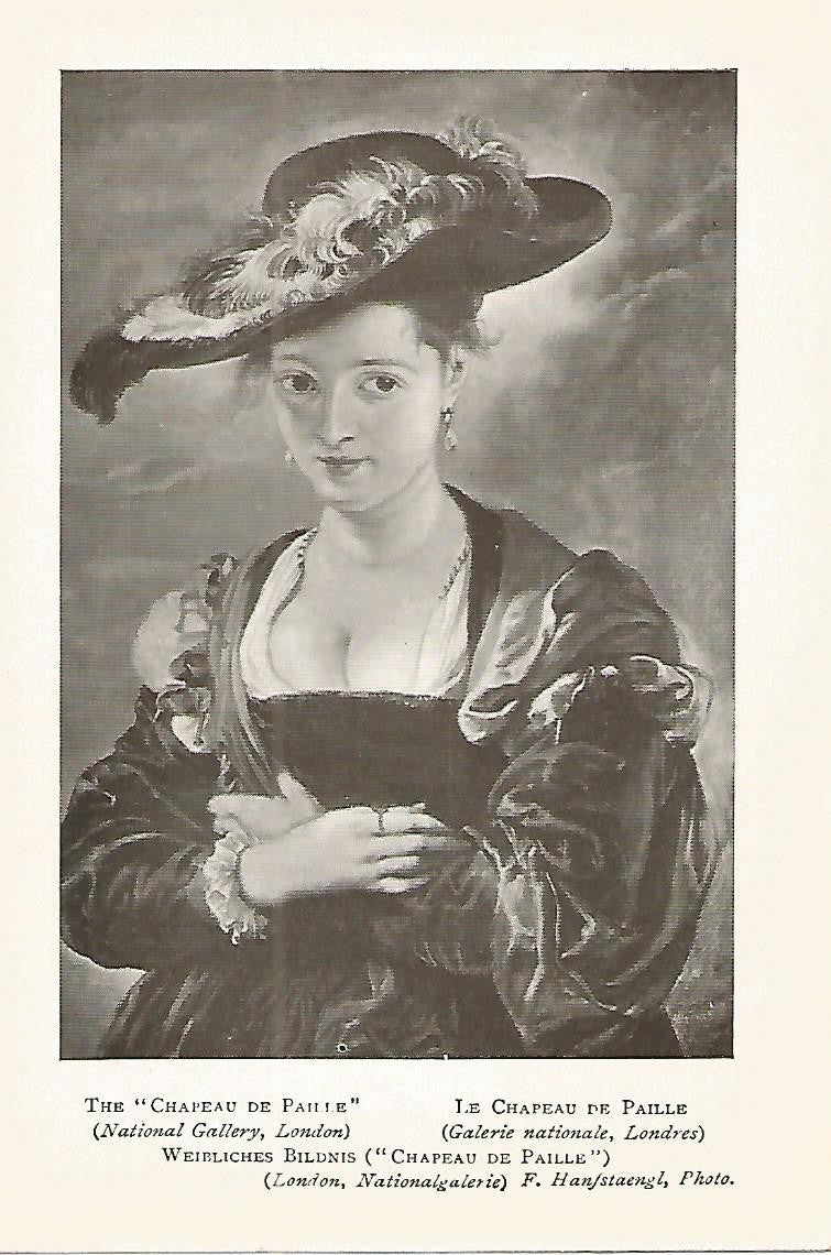 Lamina 725: RUBENS. El Sombrero de paja