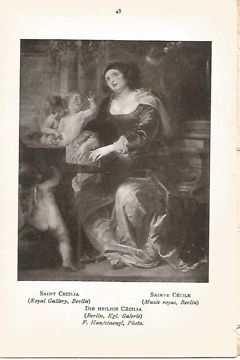 Lamina 730: RUBENS. Santa Cecilia