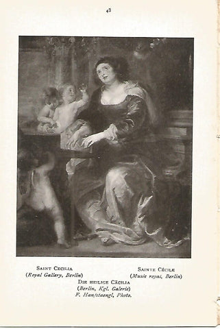 Lamina 730: RUBENS. Santa Cecilia