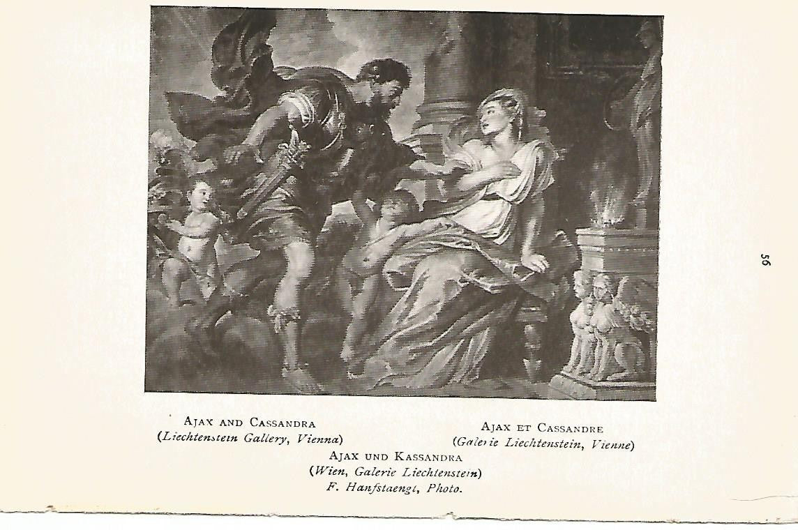 Lamina 734: RUBENS. Ajax y Casandra