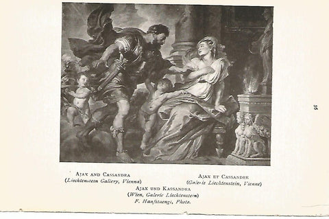 Lamina 734: RUBENS. Ajax y Casandra