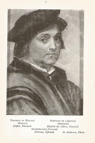 Lamina 740:ANDREA DE SARTO. Autorretrato