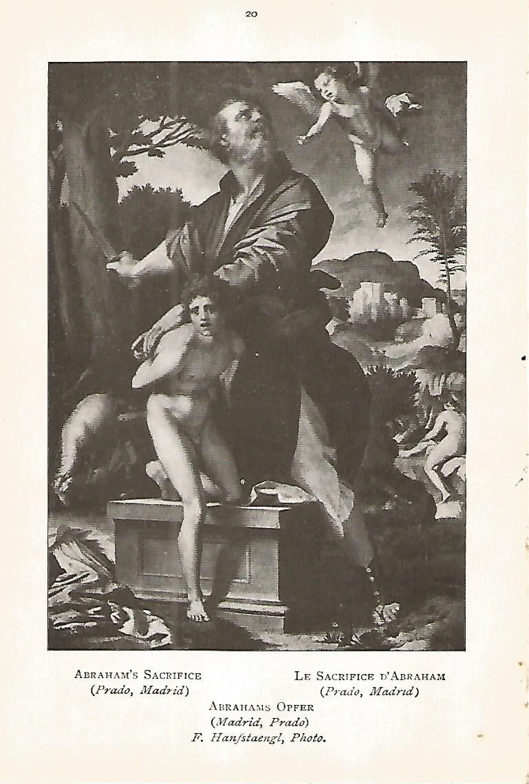 Lamina 746:ANDREA DE SARTO. El sacrificio de Abraham