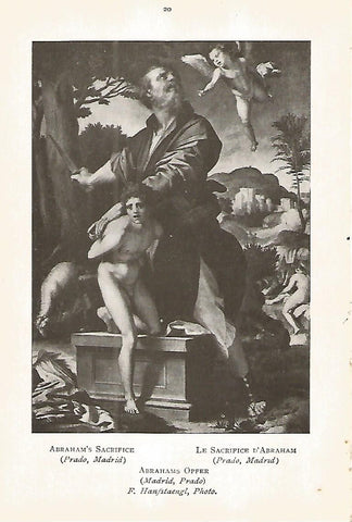 Lamina 746:ANDREA DE SARTO. El sacrificio de Abraham