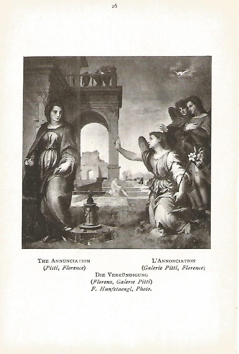 Lamina 749:ANDREA DE SARTO. La Anunciacion