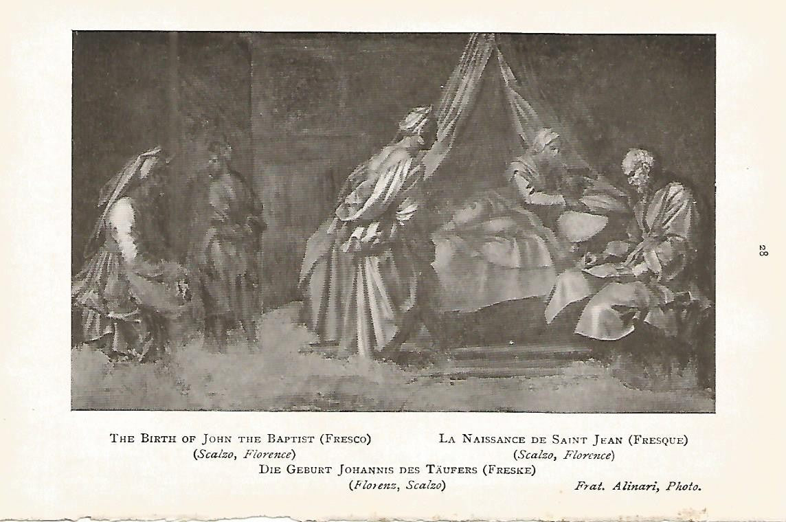Lamina 750:ANDREA DE SARTO. El nacimiento de Juan el Bautista