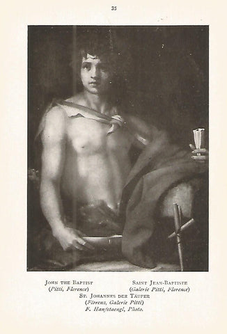 Lamina 754:ANDREA DE SARTO. Juan el Bautista