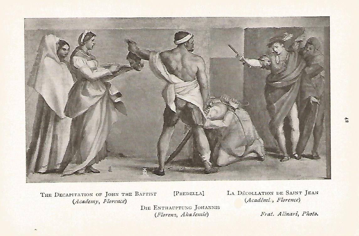 Lamina 757:ANDREA DE SARTO. La decapitacion de Juan el Bautista