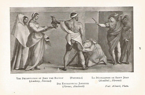 Lamina 757:ANDREA DE SARTO. La decapitacion de Juan el Bautista