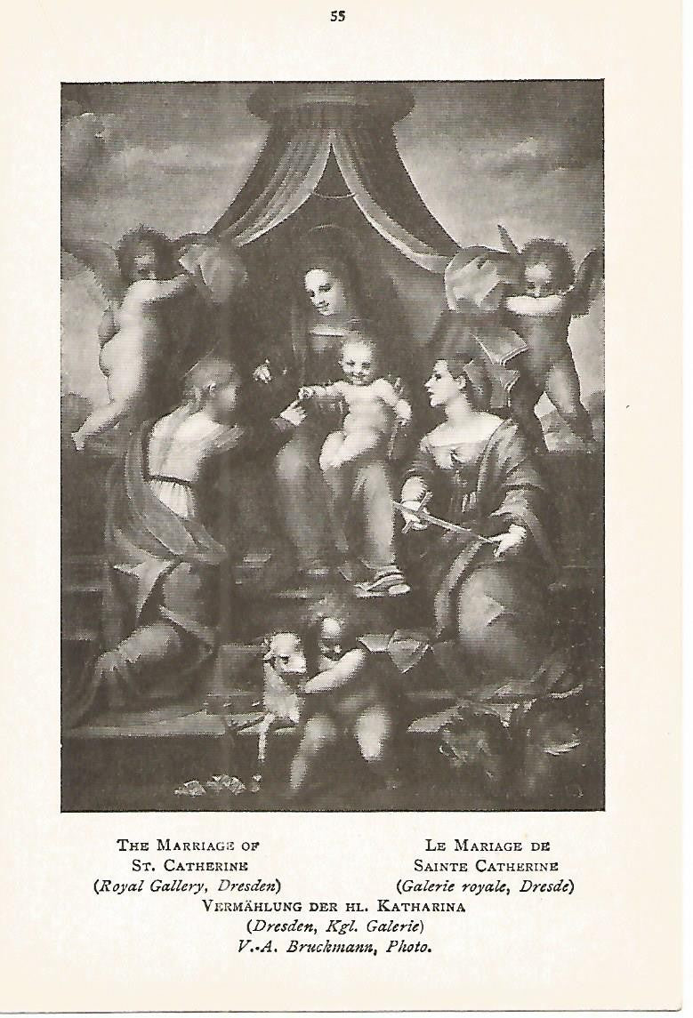 Lamina 764:ANDREA DE SARTO. El matrimonio de Santa Catalina