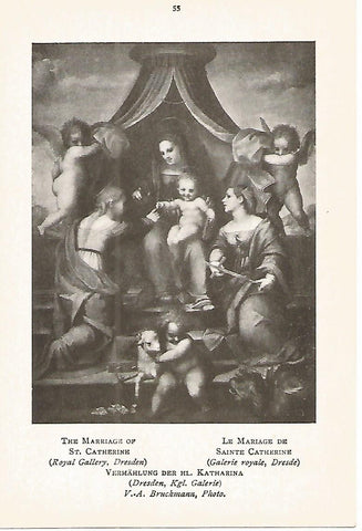 Lamina 764:ANDREA DE SARTO. El matrimonio de Santa Catalina
