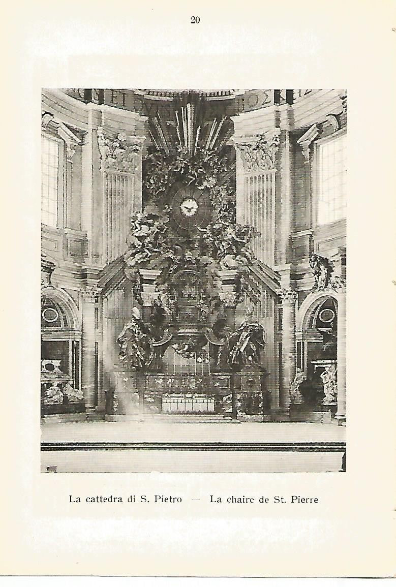 Lamina 779: VATICANO. La silla de San Pedro