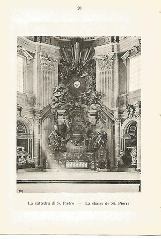 Lamina 779: VATICANO. La silla de San Pedro