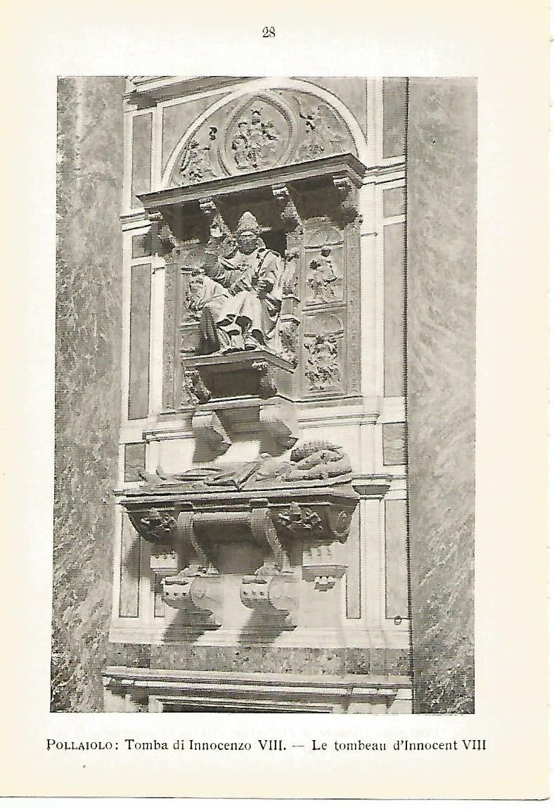Lamina 783: VATICANO. Tumba de Inocencio VIII