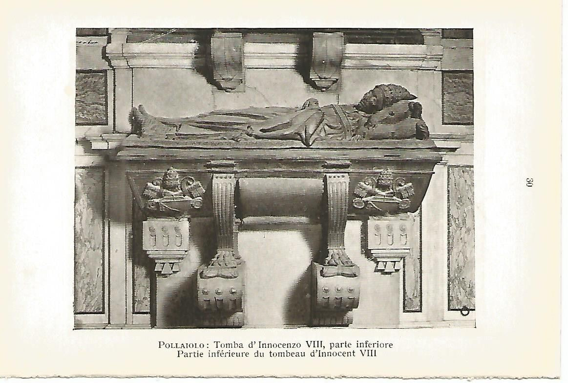 Lamina 784: VATICANO. Tumba de Inocencio VIII parte inferior